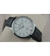 Vacheron Constantin Patrimony Cross Small Second Swiss 2824 Automatic Leather Strap-White