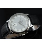 Omega De Ville Swiss 2824 Mens Automatic White Dial Sub-Dial Roman Markers