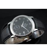 Omega De Ville Swiss 2824 Mens Automatic Black Dial Sub-Dial Roman Markers