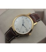 Breguet Classique 18K Gold Swiss 2824 Automatic White Dial