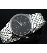 Omega De Ville Swiss 2824 Mens Automatic Black Dial Sub-Dial Roman Markers