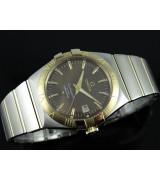 Omega Constellation Chronometer Swiss 2836-2 Ladies Automatic Gold