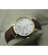 Piaget Altiplano Swiss 2824 Automatic Yellow Gold White Dial
