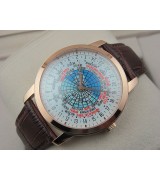 Vacheron Constantin The Earth Surface Swiss 2824 Automatic Rose Gold