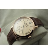 Piaget Altiplano Swiss 2824 Automatic Rose Gold Light Yellow Dial