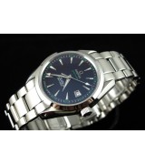 Omega Seamaster Swiss 2824 Mens Automatic Black Dial Triangle Markers