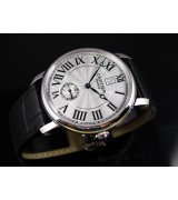 Cartier Ronde Solo Swiss 2824 Automatic White Dial Roman Numeral Markers