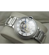 Cartier Ballon Bleu De Cartier Skeleton Swiss ETA 2824 Diamonds Bezel