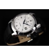 Vacheron Constantin Patrimony Swiss 2824 Automatic White Dial Stick Roman Numeral Markers 