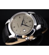 Vacheron Constantin Patrimony Swiss 2824 Automatic Grey Dial Stick Roman Numeral Markers