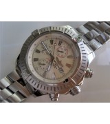 Breitling Super Avenger Swiss Chronograph 48MM White Dial  