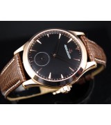 Jaeger LeCoultre Swiss 2824 Automatic Black Dial Rose Gold