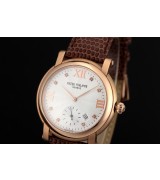 Patek Philippe Grand Complications Swiss 2824 Ladies Automatic Rose Gold