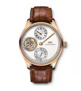 IWC Portuguese Mens Automatic White Swiss ETA 2824