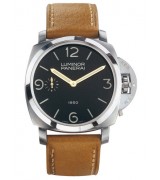 Panerai Luminor 1950 PM00127 Handwound Watch Brown Leather Strap