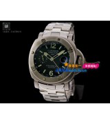 Panerai PAM 00186 Luminor Arktos GMT Automatic Stainless Steel Black Swiss 7750