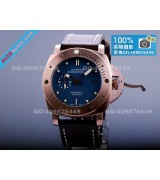 Panerai PAM 00382 Submersible Mens Automatic Stainless Steel Blue Swiss 7750