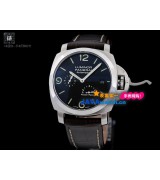 Panerai PAM 00126 Luminor Power Reserve Mens Automatic Stainless Steel Black Swiss 7750