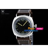 Panerai PAM 00448 Radiomir Mens Automatic Stainless Steel Black Swiss 7750 Dark Brown