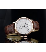 Piaget Antiplano Swiss 2824 Automatic White Dial Rose Gold 