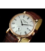 Patek Philippe Grand Complications Swiss 2824 Ladies Automatic Rose Gold