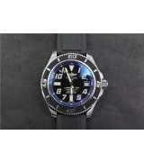 Breitling Superocean Swiss 2824-2 Movement-Super Luminous-Black Rubber Bracelet