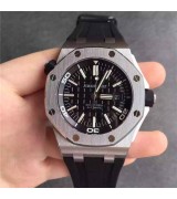 Royal Oak Offshore 42mm Automatic Audemars Piguet Watch Black Rubber Strap 