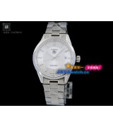 Tag Heuer WV211A.BA0787 Carrera Mens Automatic Stainless Steel White Swiss ETA 7750