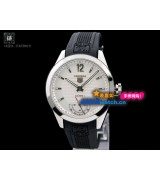 Tag Heue Carrera Mens Automatic Stainless Steel White Swiss ETA 7750