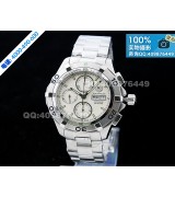 Tag Heuer CAP2111.BA0833 Aquaracer Mens Automatic Stainless Steel White Swiss ETA 7750