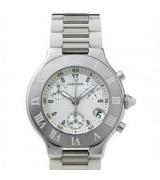 Cartier Ligne W10198U2 Ladies Quartz Grey Swiss ETA Quartz