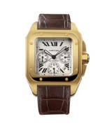  Cartier Santos W20096Y1 Mens Automatic Silver Swiss ETA 2824