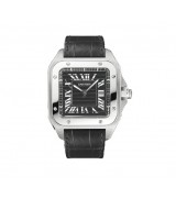  Cartier Santos W2020020 Mens Automatic Black Swiss ETA 2824