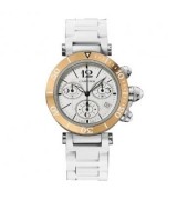 Cartier Pasha W3140004 Neutral Quartz Silver Swiss ETA Quartz