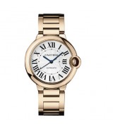 Cartier Ballon Bleu 36MM Swiss Automatic Women Watch Rose Gold M20