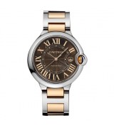 Cartier Ballon Bleu W6920032 Mens Automatic Brown Swiss ETA 2824