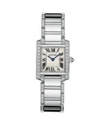 Cartier TANK WE1002SF Ladies Quartz Silver Swiss ETA Quartz