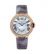 Cartier Ballon Bleu WE902018 38.5mm Mid-Size Quatz Silver Swiss ETA Quatz