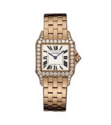 Cartier Santos WF9007Z8 Ladies Quartz Silver Swiss ETA Quartz 