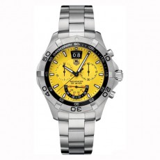 Tag Heuer CAF101D.BA0821 Aquaracer Mens Automatic Yellow Swiss ETA 7750