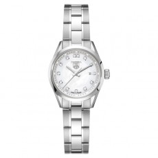 Tag Heuer WV1411.BA0793 Carrera 27mm Ladies Automatic Silver Swiss ETA 7750