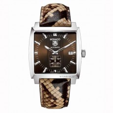 Tag Heuer WW2115.FC6217 Monaco Mens Automatic Brown Swiss ETA 7750