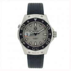 Tag Heuer WAJ2111.FT6015 Aquaracer Mens Automatic Silver Grey Swiss ETA 7750