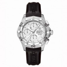 Tag Heuer CAF2011.FT8011 Aquaracer Mens Automatic White Swiss ETA 7750