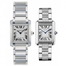 Cartier TANK SOLO W51011Q3、W5200013 Couples Quartz White Swiss ETA Quartz