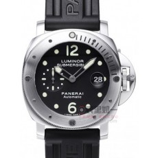 Panerai PAM 00024 Luminor Submersible Mens Automatic Stainless Steel Black Swiss 7750