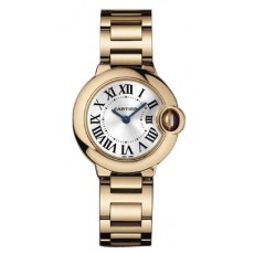 Cartier Ballon Bleu W69002Z2 28mm Ladies Quatz White Swiss ETA Quatz