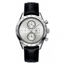 Tag Heuer CV2017.FC6233 Carrera Mens Automatic Silver White Swiss ETA 7750