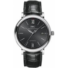 IWC Portofino IW356502 Mens Automatic Black Swiss ETA 2824