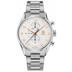 Tag Heuer CAR2012.BA0799 Carrera Mens Automatic White Swiss ETA 2824